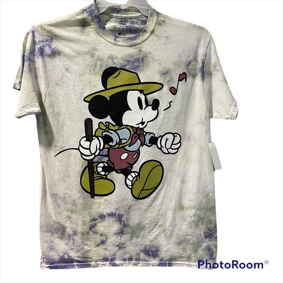 Disney Other - Disney Mickey Mouse Short Sleeve TShirt Medium Great Mickey Graphic NWT